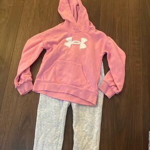 Under Armour sweatshirt and sweatpants